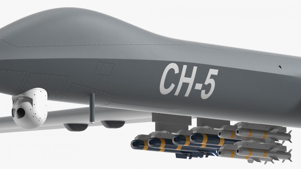 3D CH-5 Rainbow UAV Flight model