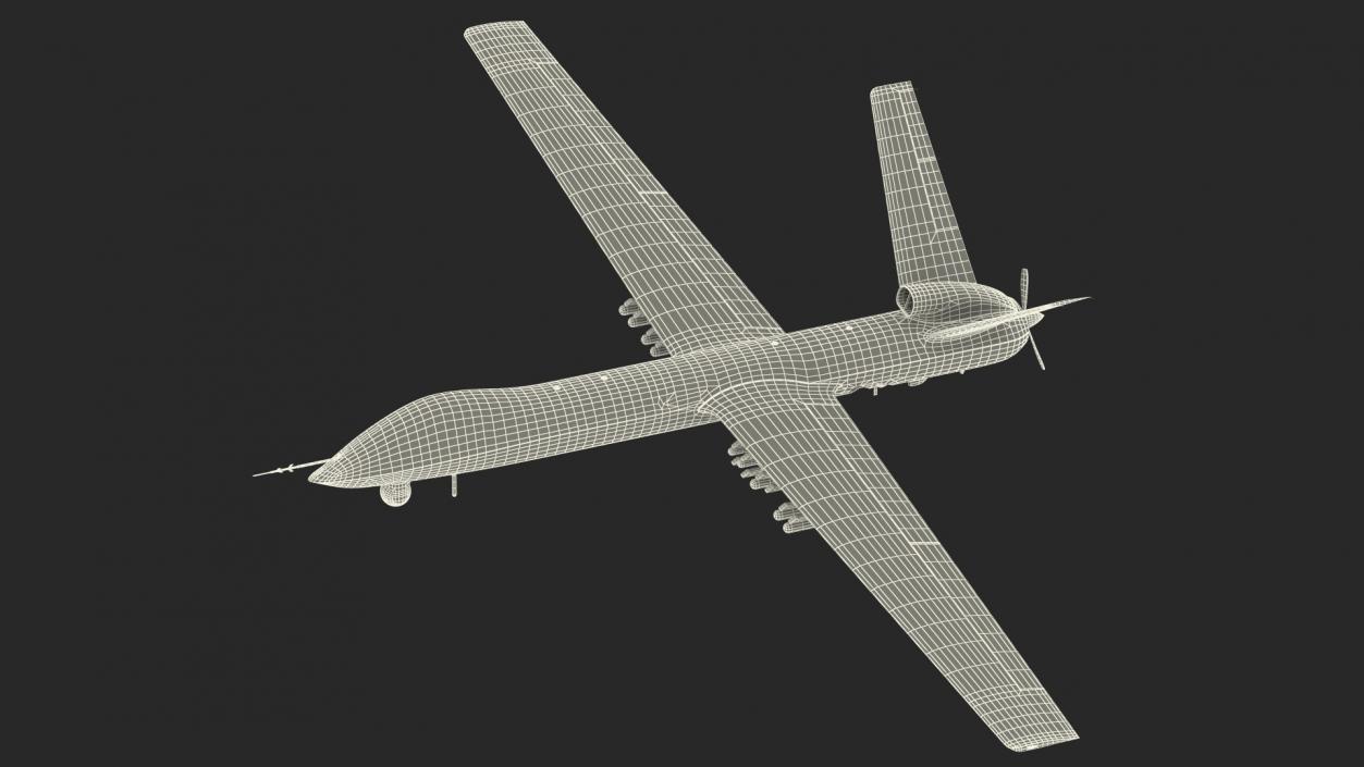 3D CH-5 Rainbow UAV Flight model