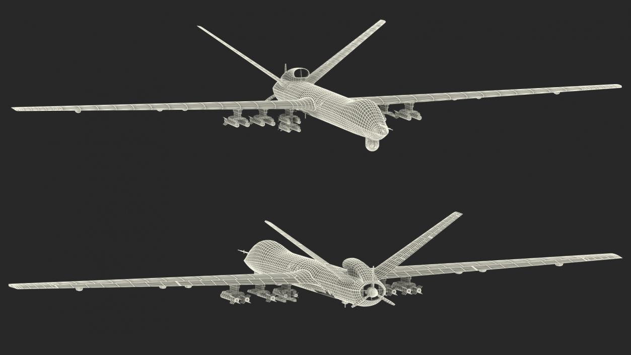 3D CH-5 Rainbow UAV Flight model