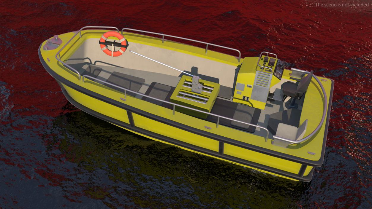 The CLV Vessel Nexan Aurora Used Rigged 3D model