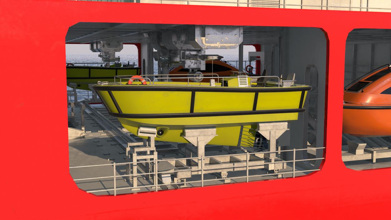 The CLV Vessel Nexan Aurora Used Rigged 3D model