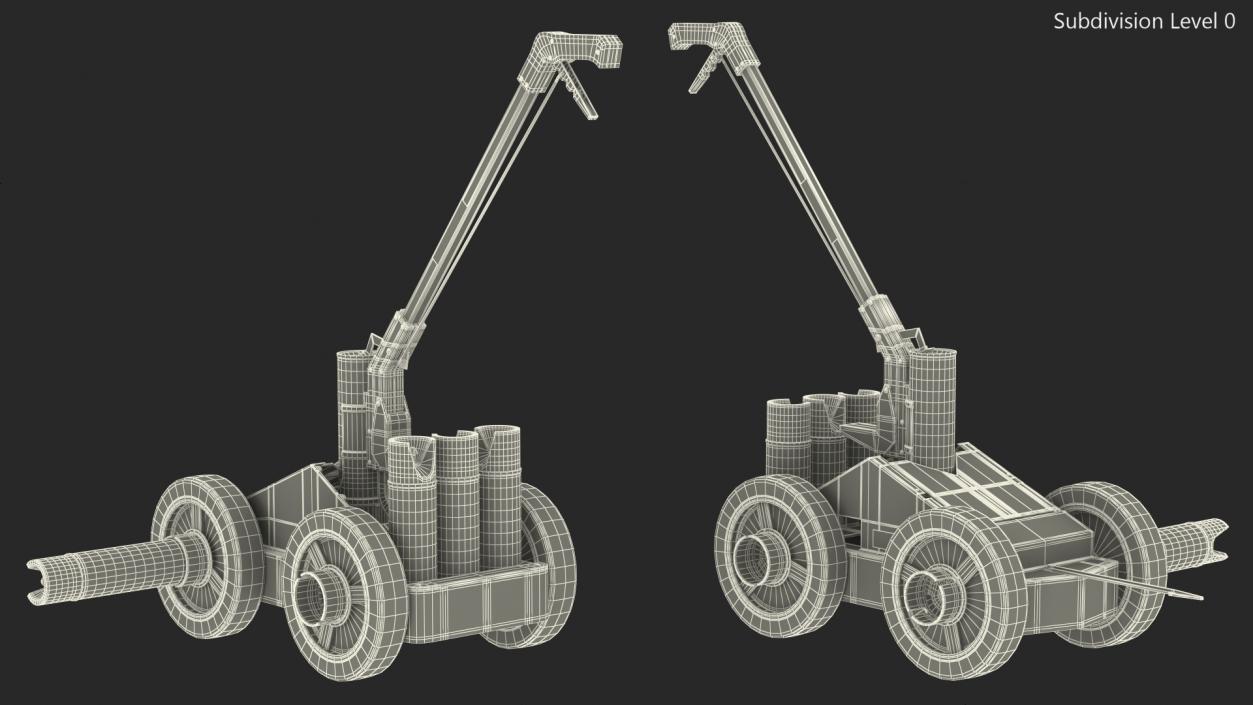 3D Fox Valley Athletic Line Marking Applicator model