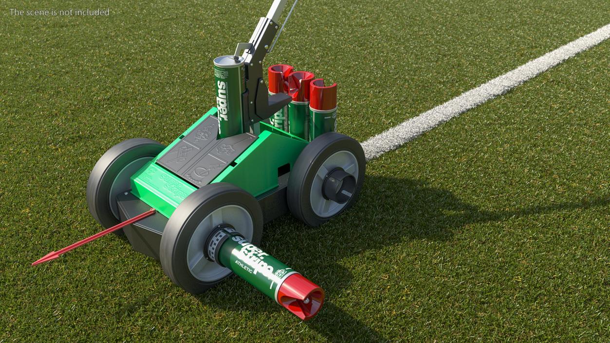 3D Fox Valley Athletic Line Marking Applicator model