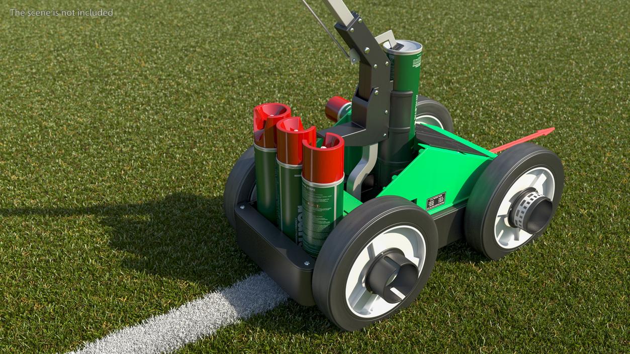 3D Fox Valley Athletic Line Marking Applicator model