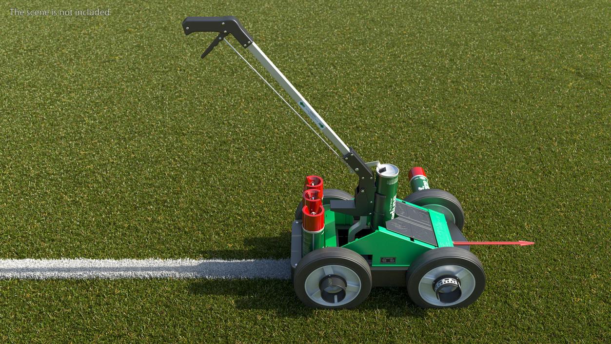 3D Fox Valley Athletic Line Marking Applicator model