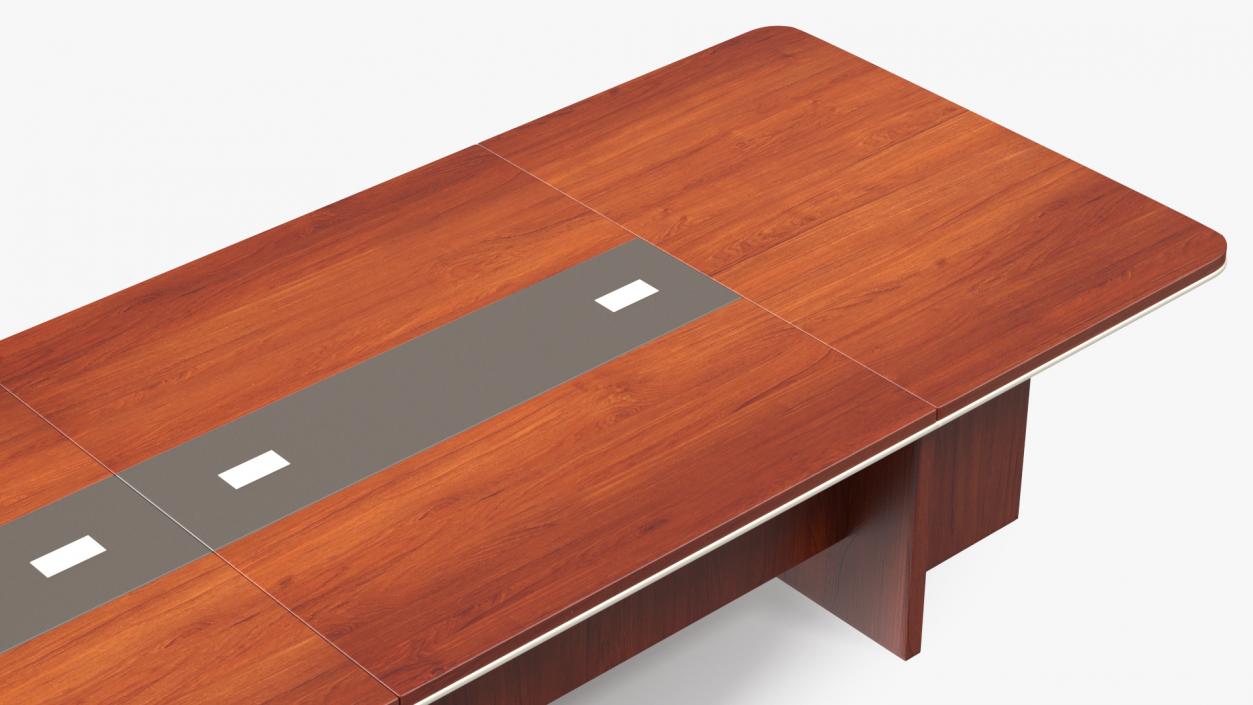 3D model Rectangular Meeting Table