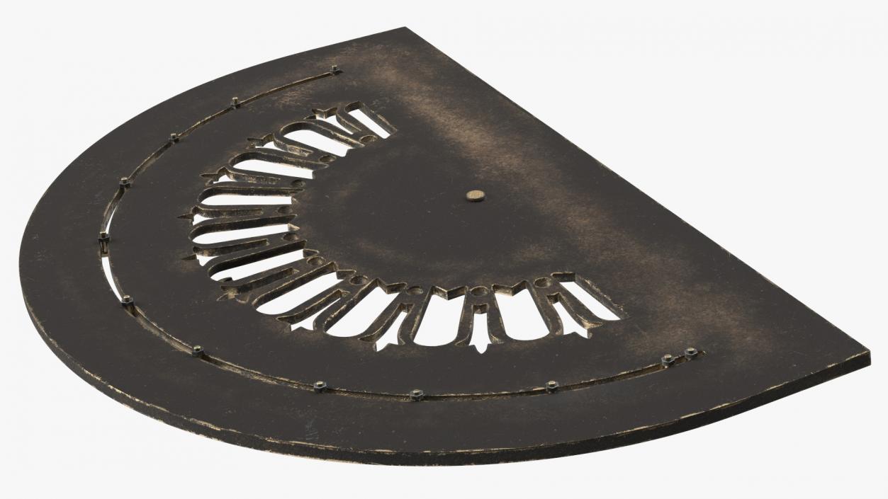 Antique Elevator Floor Indicator 2 3D model