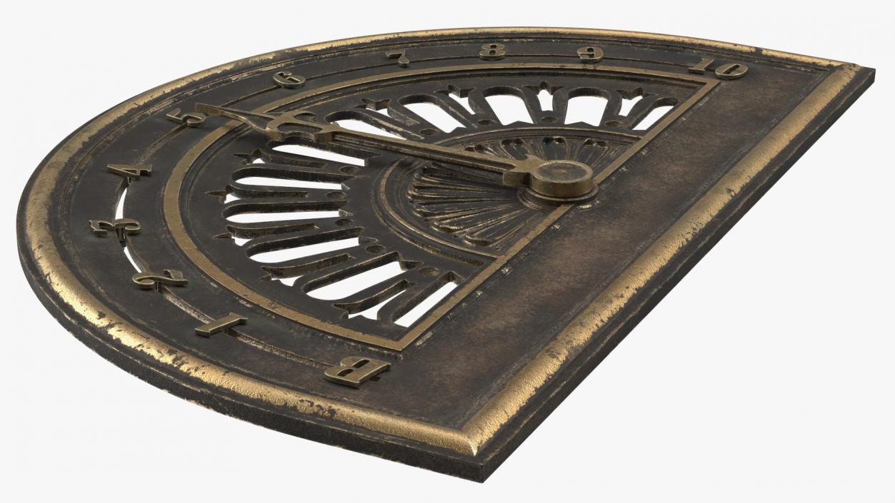 Antique Elevator Floor Indicator 2 3D model