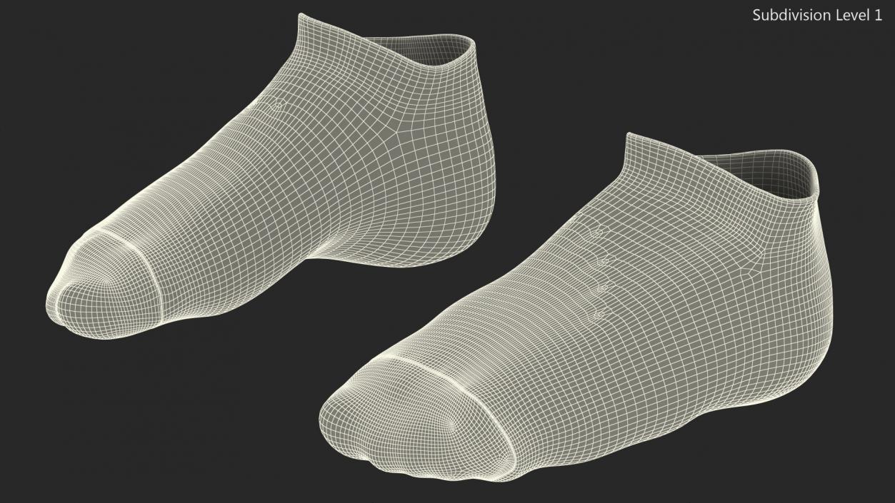 3D Socks Nike Blue on The Foot Standing