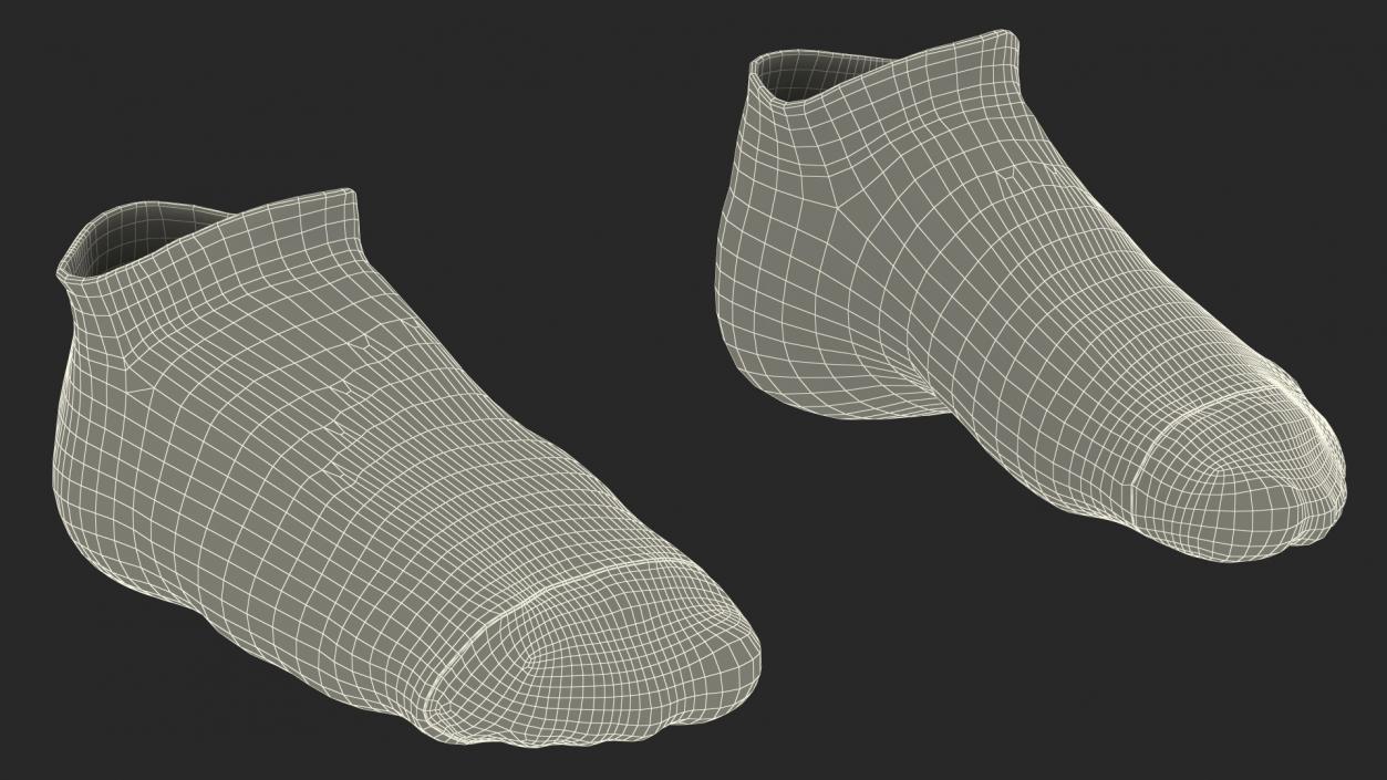 3D Socks Nike Blue on The Foot Standing