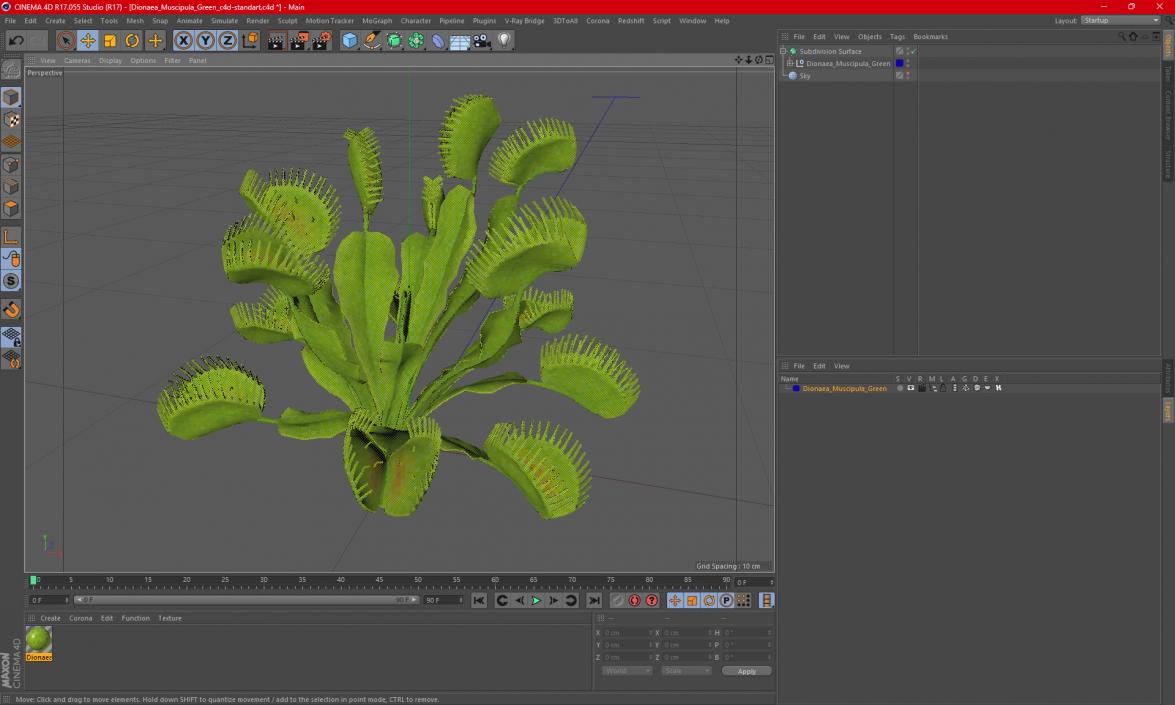 3D model Dionaea Muscipula Green 2