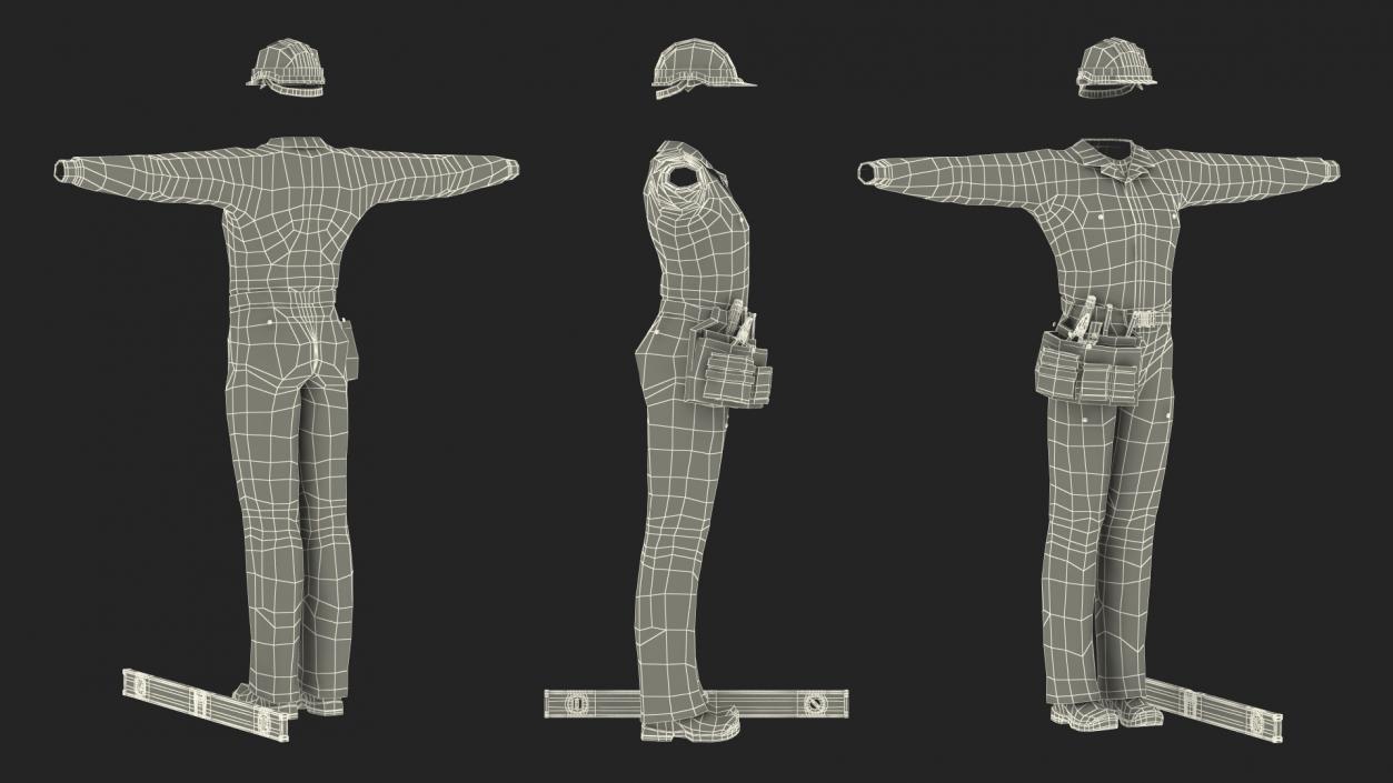 Workman Uniforms Collection 4 3D model