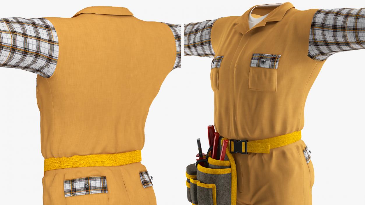 Workman Uniforms Collection 4 3D model