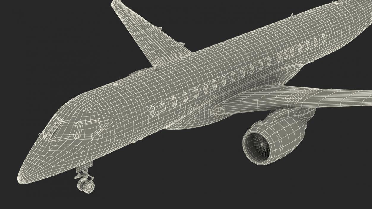 Mitsubishi SpaceJet M100 3D model