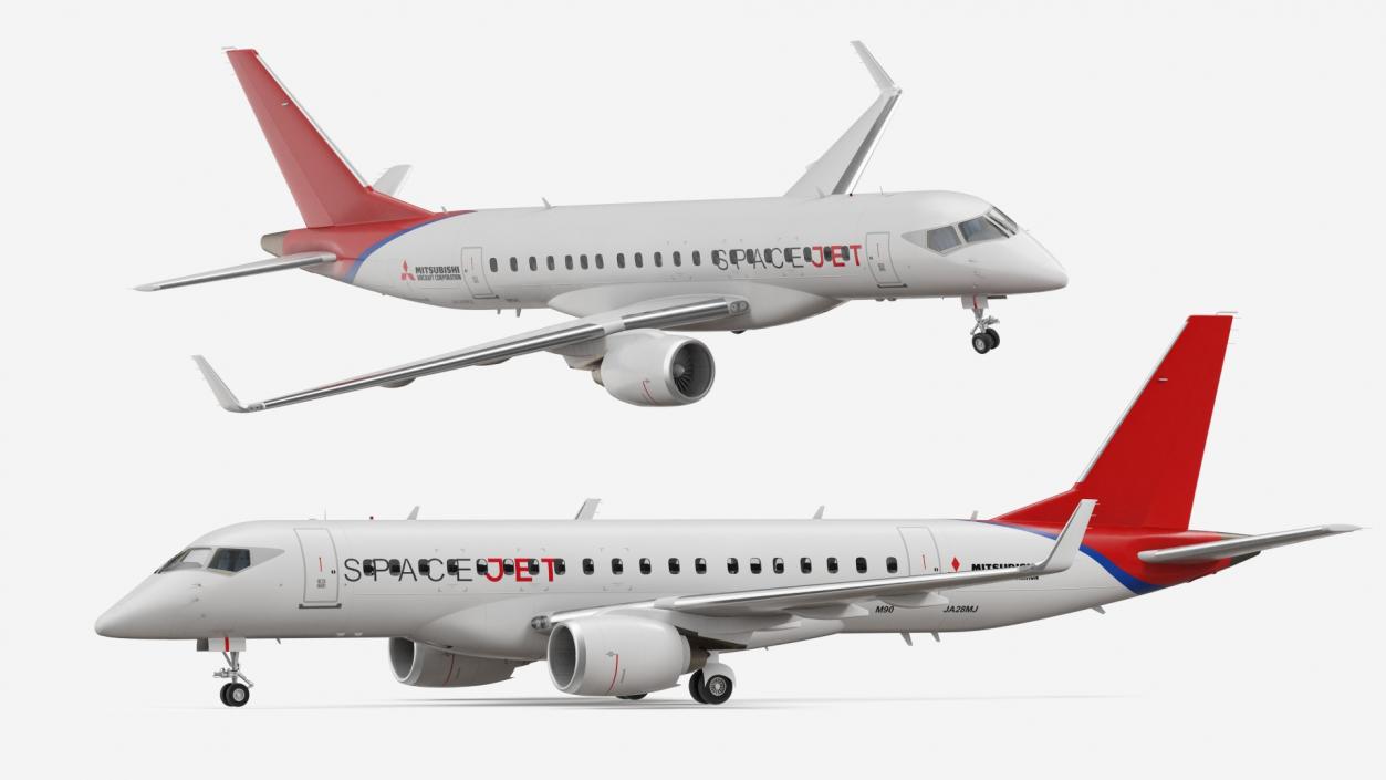 Mitsubishi SpaceJet M100 3D model