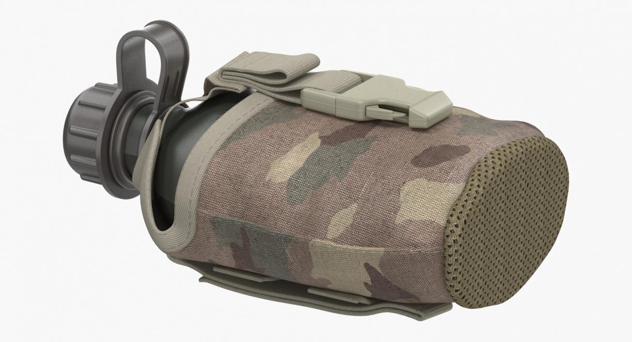 3D Military Bottle Water Canteen Travel Army