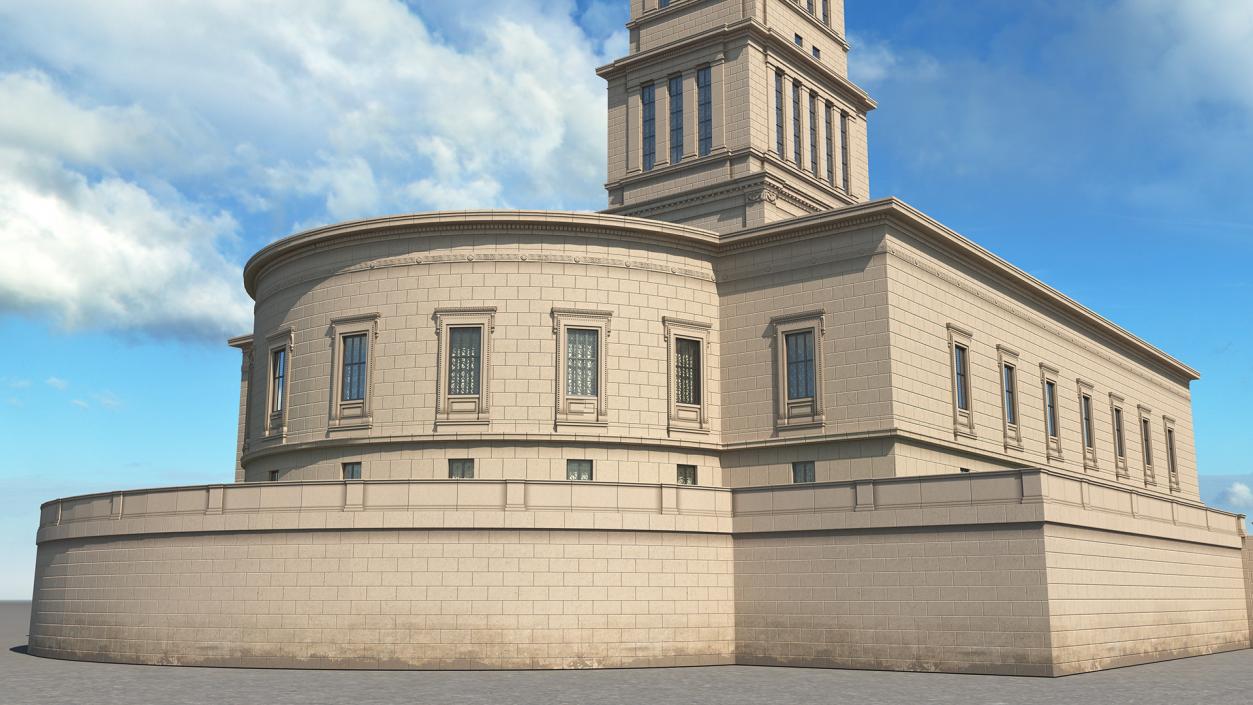 3D George Washington Masonic National Memorial model