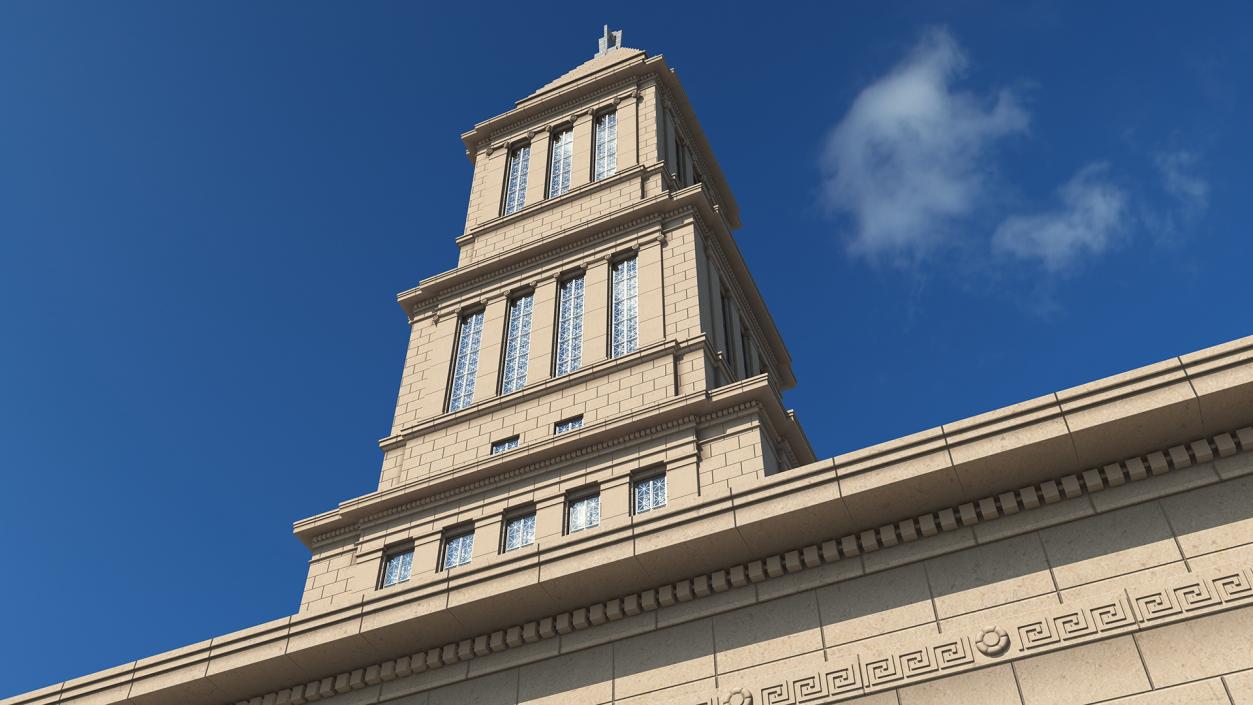 3D George Washington Masonic National Memorial model