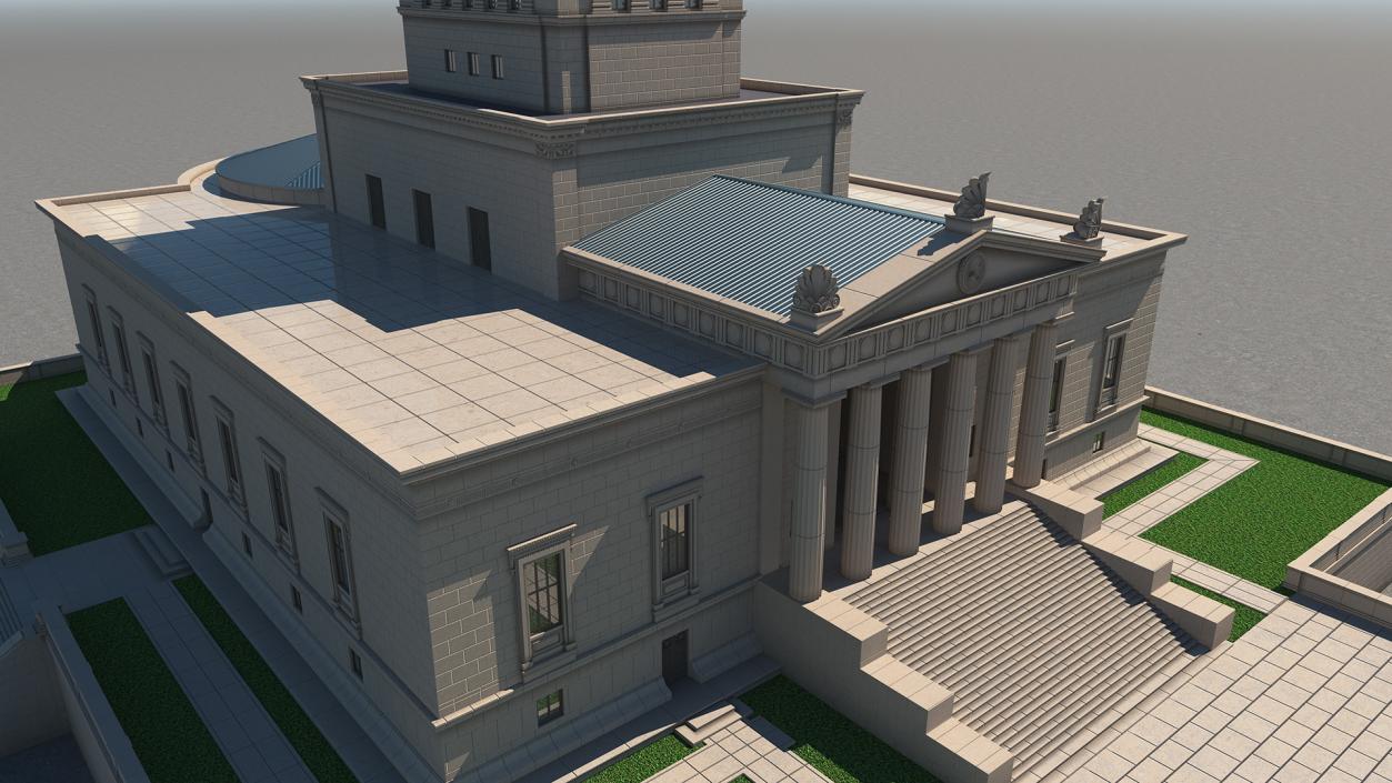 3D George Washington Masonic National Memorial model