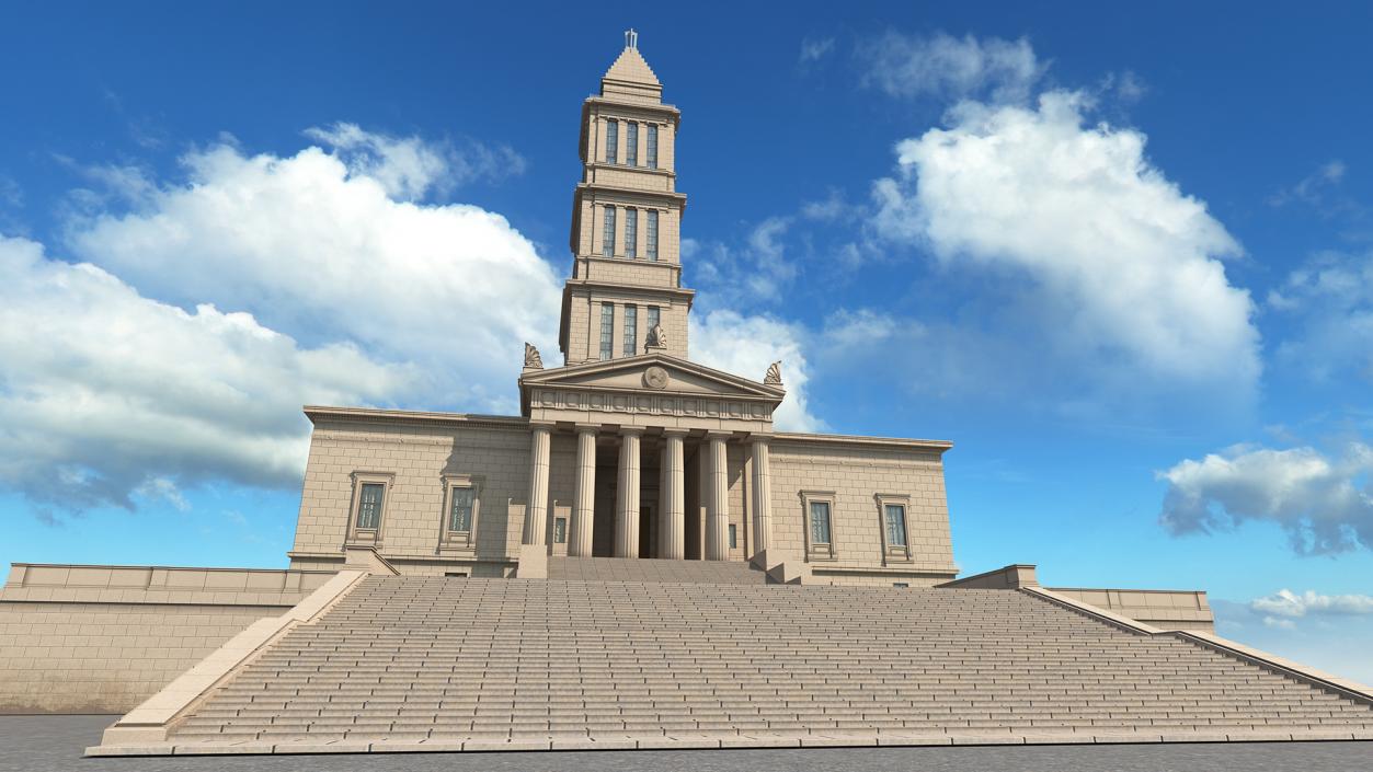 3D George Washington Masonic National Memorial model