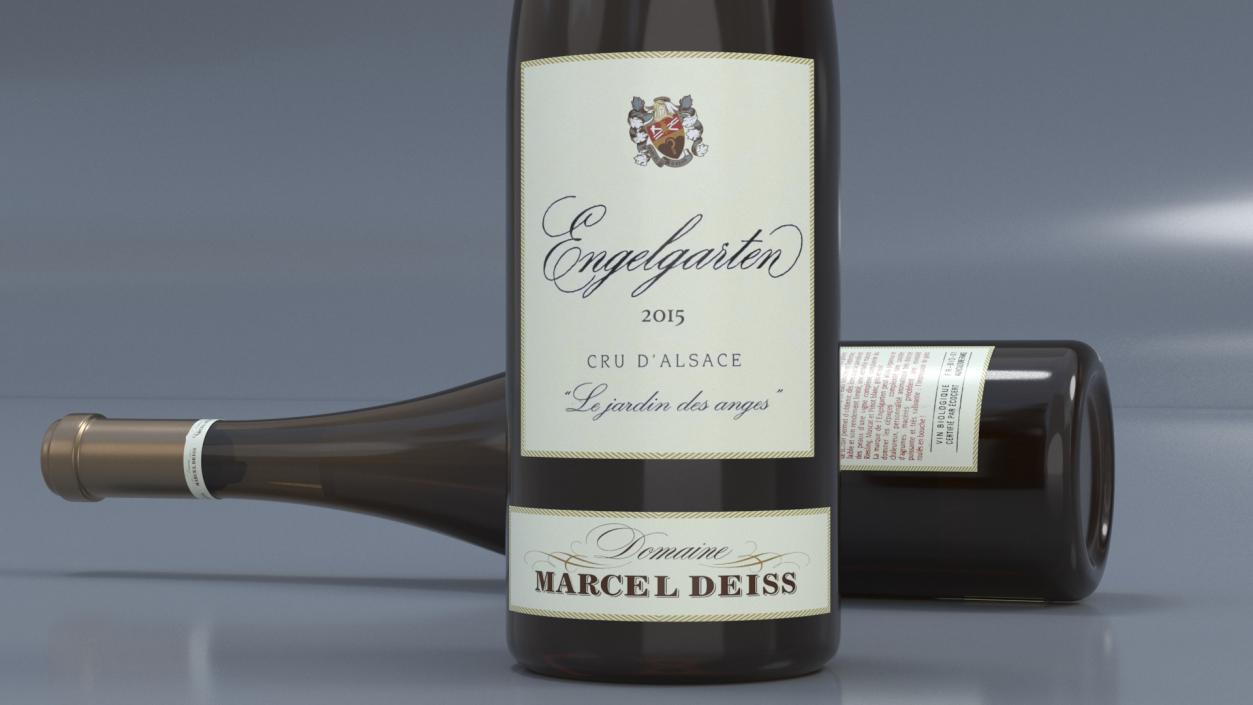 3D Engelgarten Marcel Deiss Wine Bottle