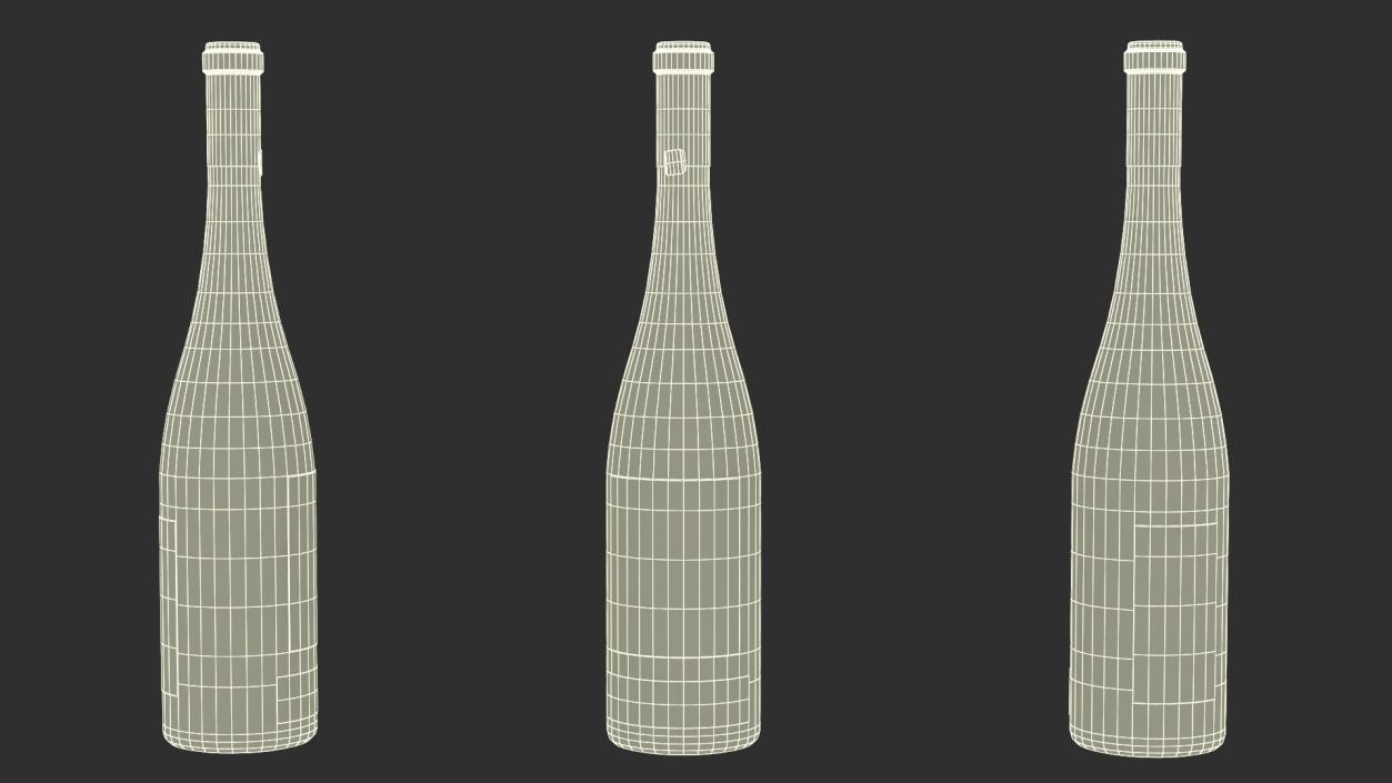 3D Engelgarten Marcel Deiss Wine Bottle