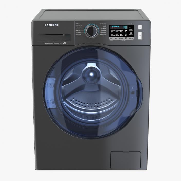 3D model Inox Samsung WW6800 Washing Machine