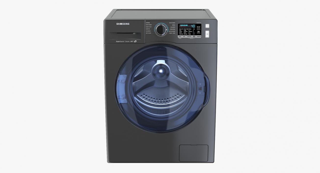 3D model Inox Samsung WW6800 Washing Machine