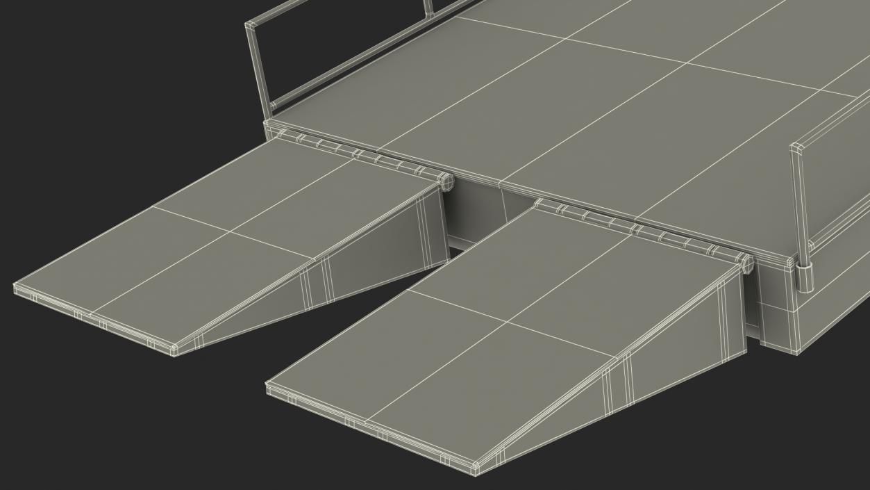 Portable Trailer Loading Dock 3D model