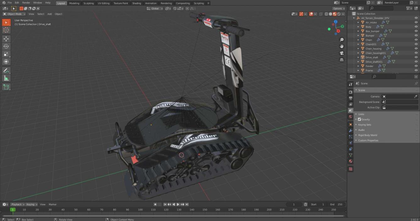 All Terrain Shredder DTV 3D model