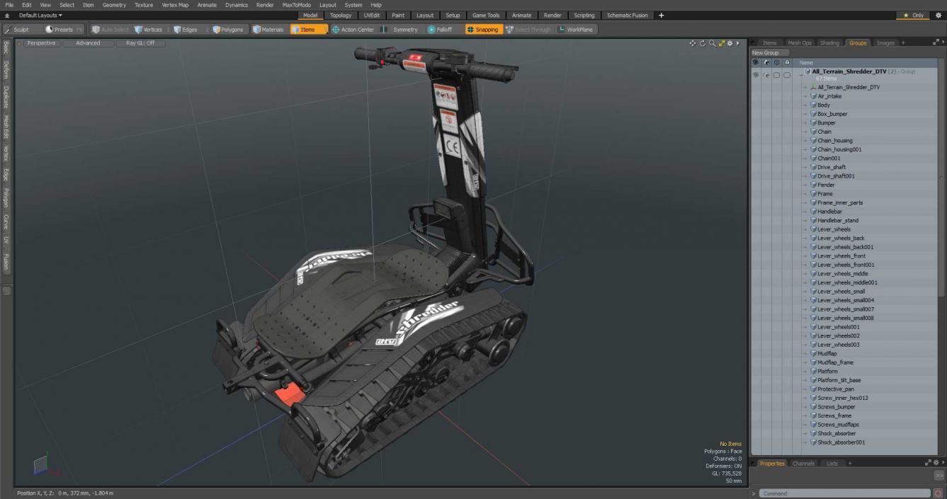 All Terrain Shredder DTV 3D model