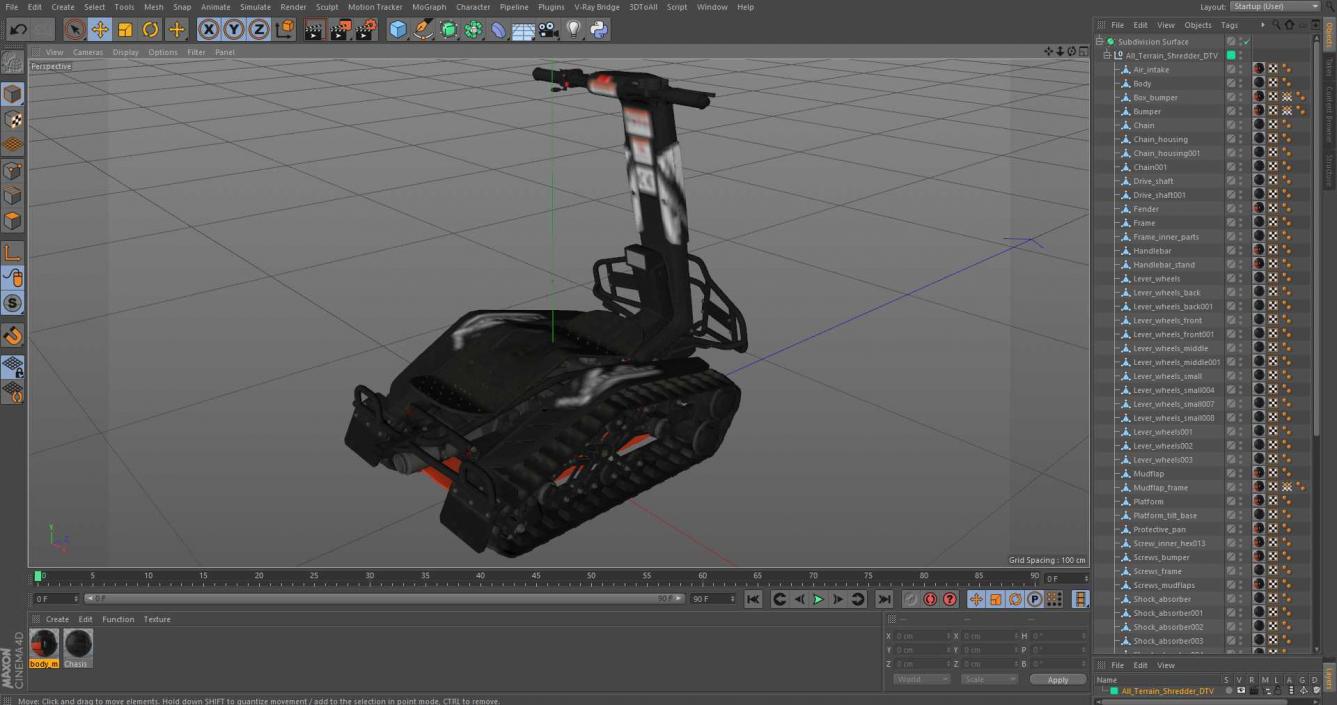 All Terrain Shredder DTV 3D model