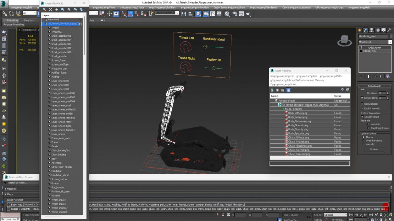 All Terrain Shredder DTV 3D model