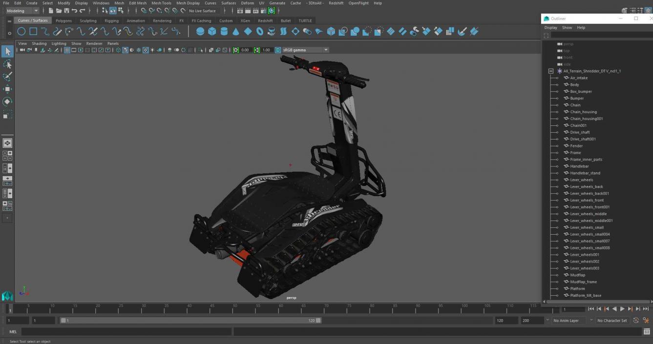 All Terrain Shredder DTV 3D model