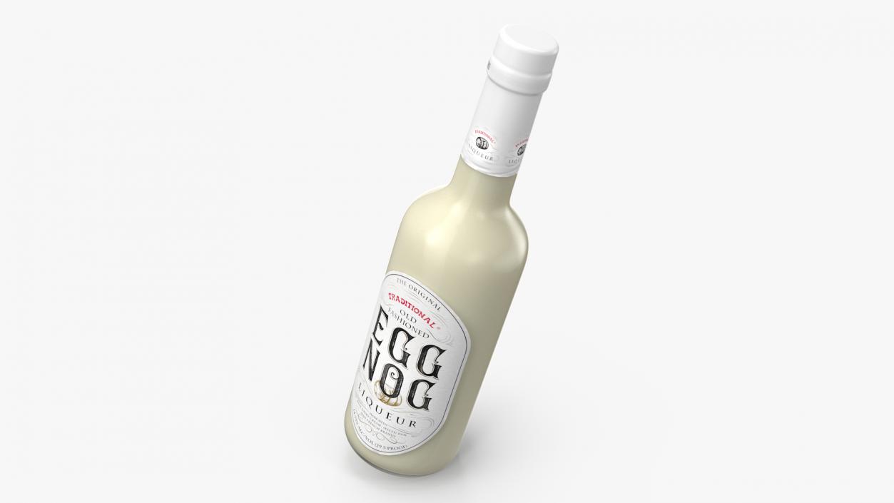 3D model Traditional Eggnog Bottle