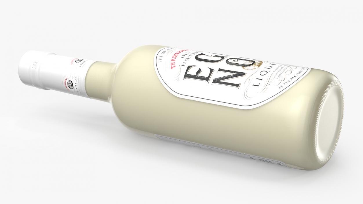 3D model Traditional Eggnog Bottle