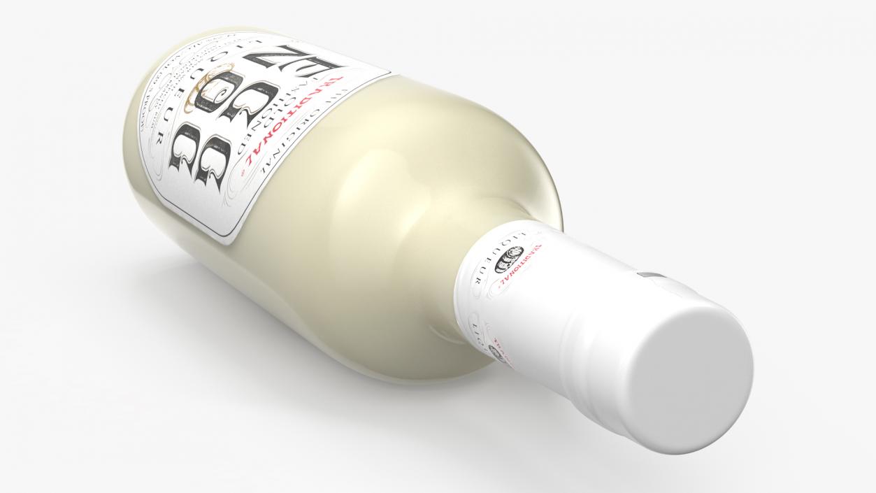 3D model Traditional Eggnog Bottle