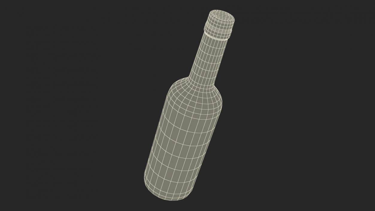 3D model Traditional Eggnog Bottle