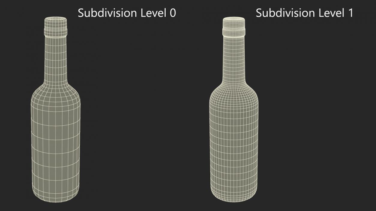 3D model Traditional Eggnog Bottle