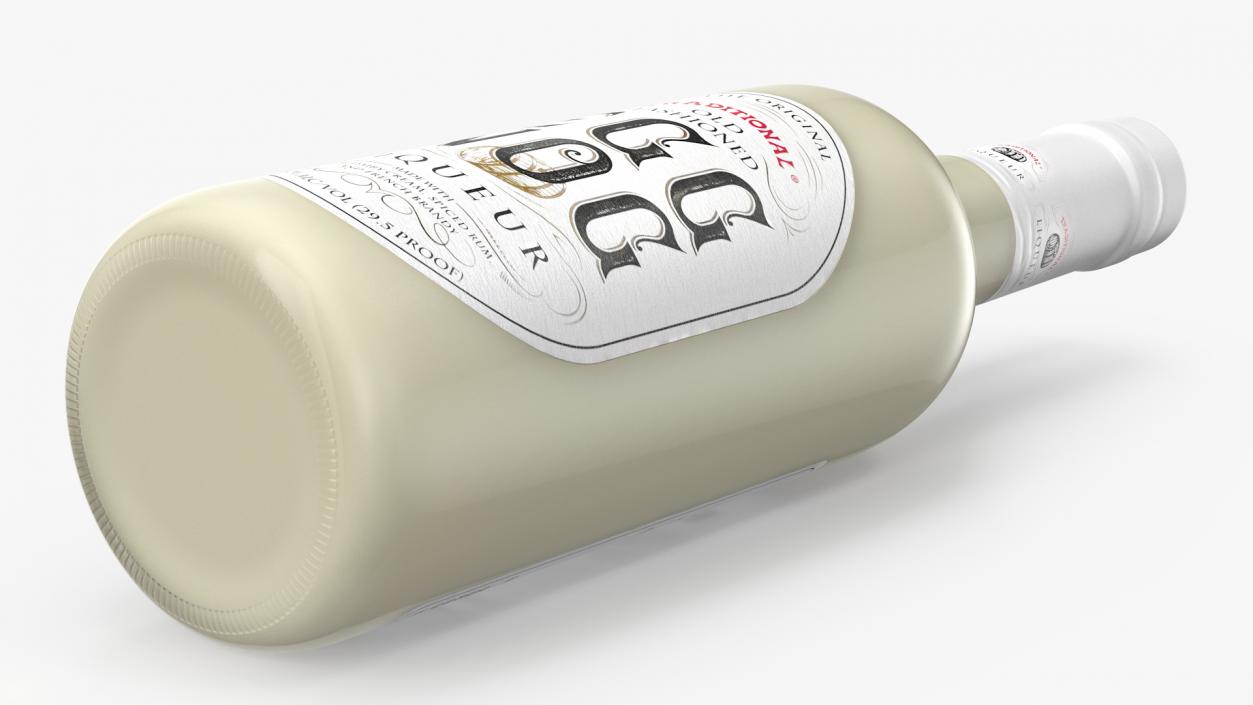 3D model Traditional Eggnog Bottle