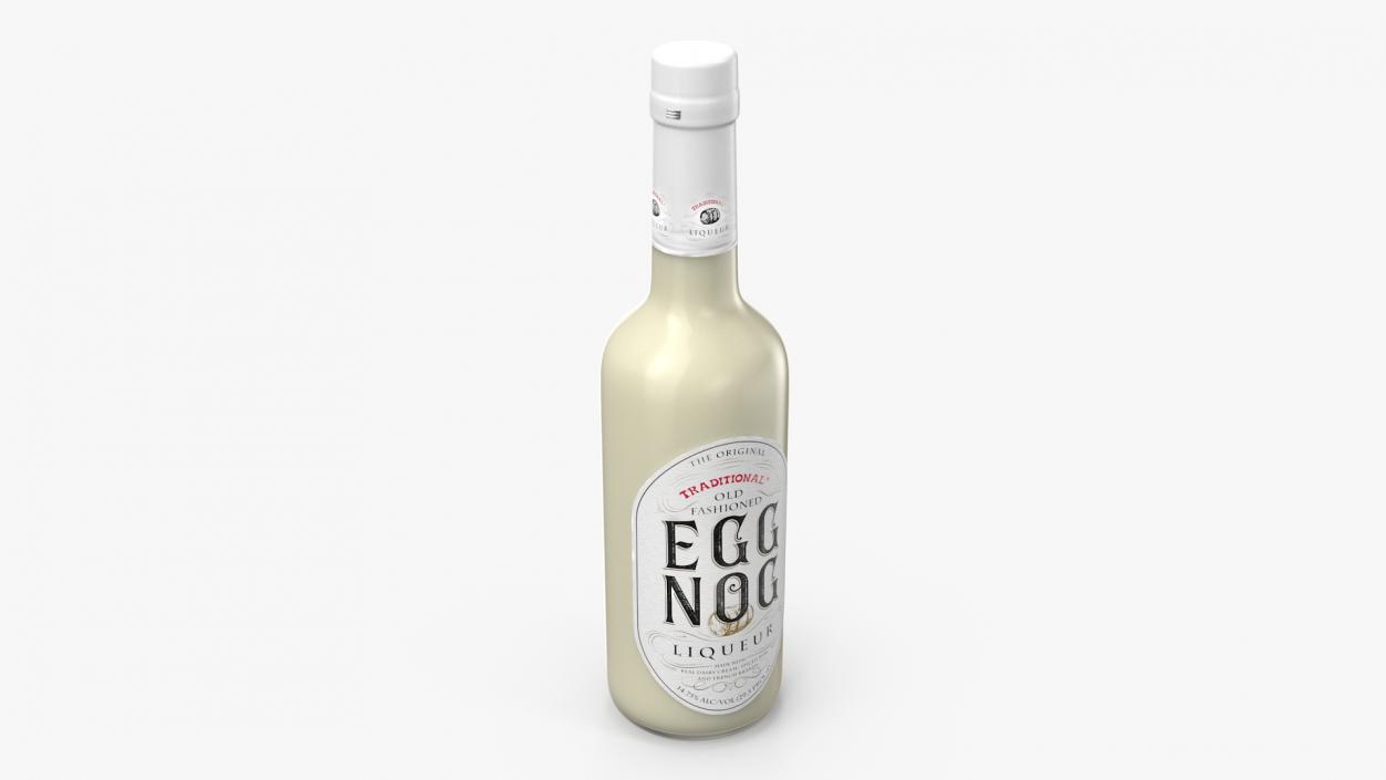 3D model Traditional Eggnog Bottle