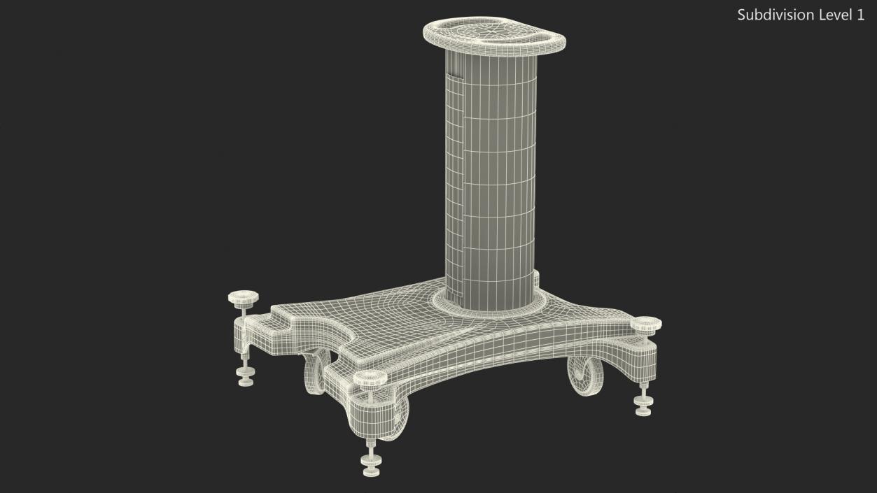 3D model Mobile Pedestal