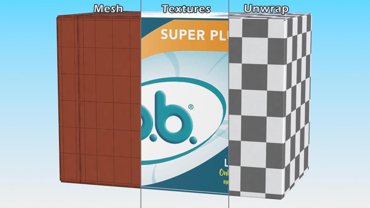 OB Super Plus Package 40 Tampons 3D