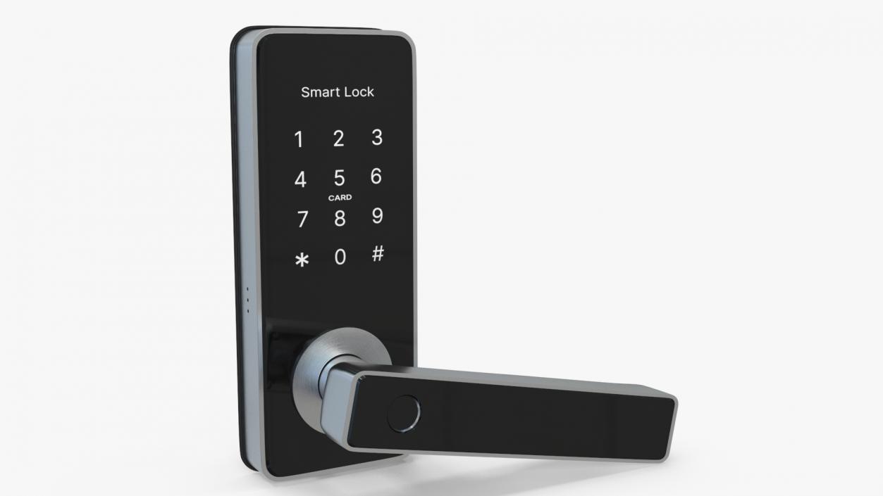 3D model Fingerprint Door Lock Liliwise H11B