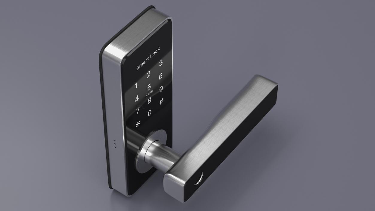 3D model Fingerprint Door Lock Liliwise H11B