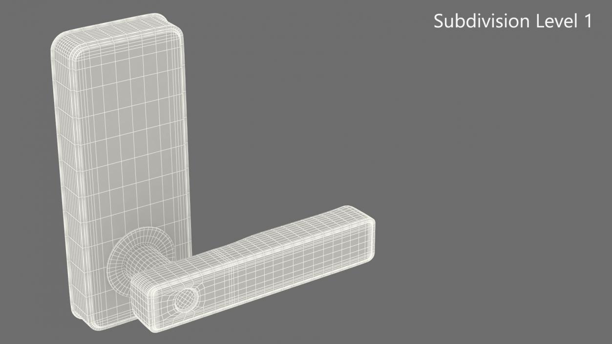 3D model Fingerprint Door Lock Liliwise H11B