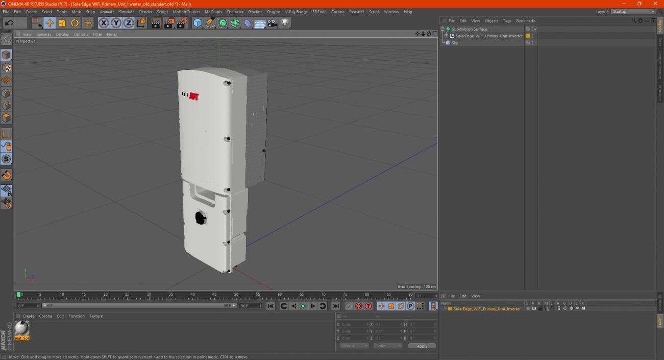 3D SolarEdge WiFi Primary Unit Inverter