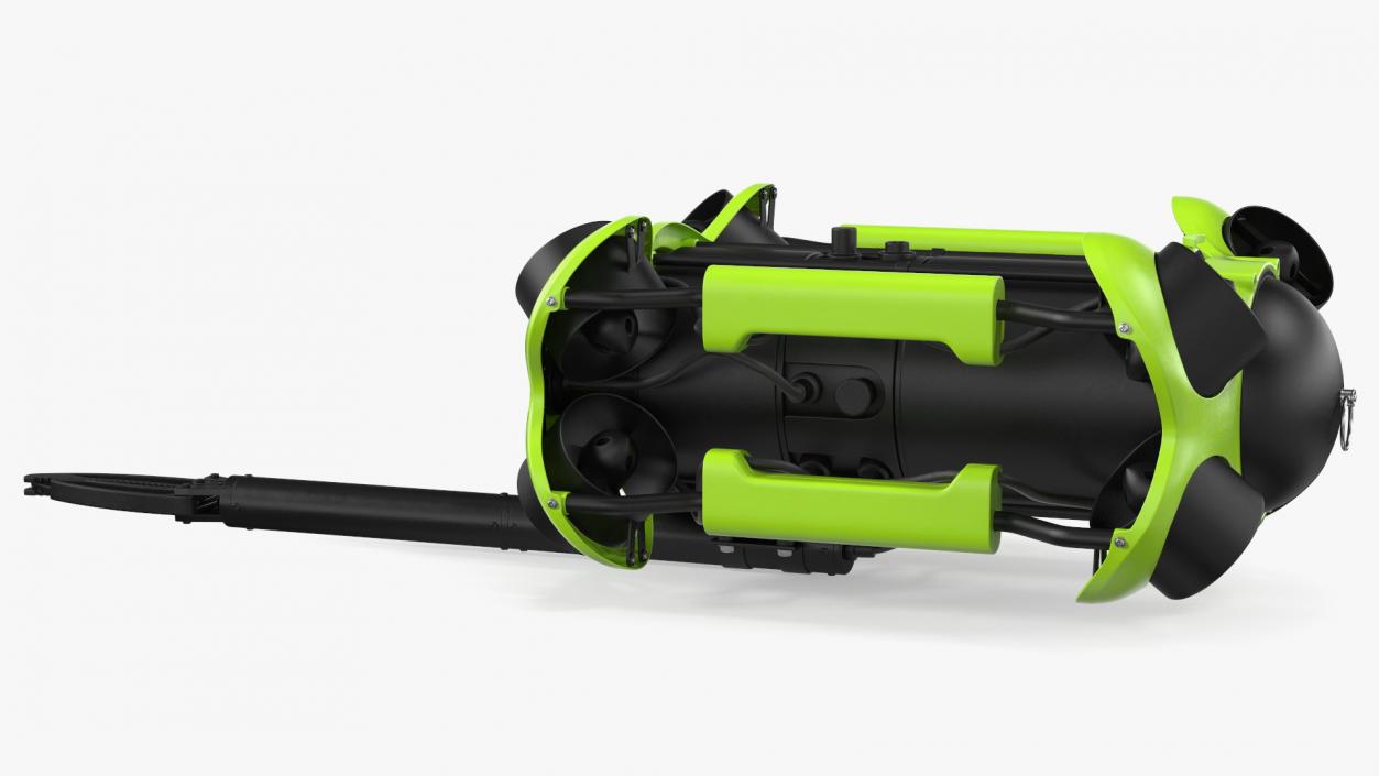 3D Professional Underwater Drone with Robotic Arm Rigged model