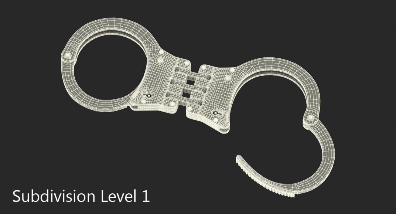 3D Hinged Handcuffs