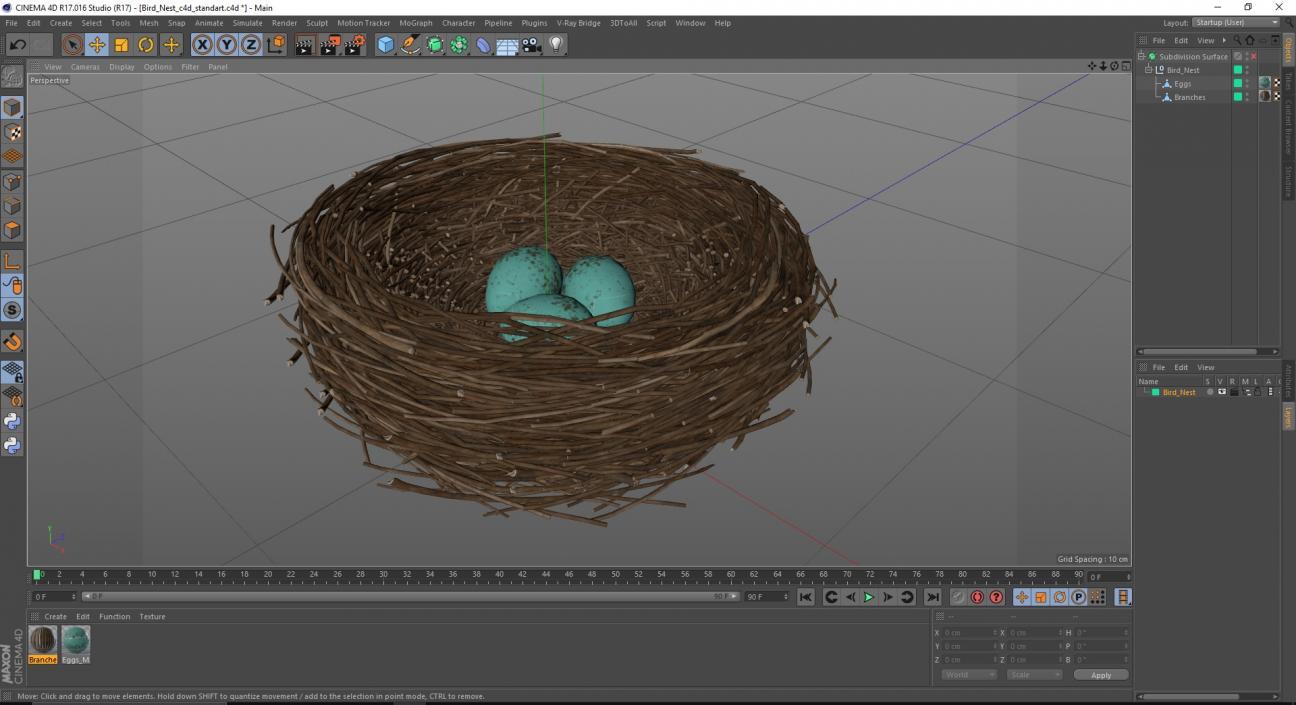 Bird Nest 3D model